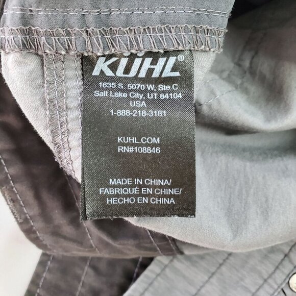 Kühl Mens Cargo Shorts Size 40 Gray Outdoor Adventure Hiking Utility Gorpcore - Picture 3 of 9